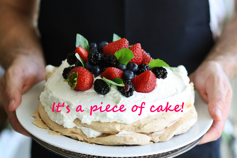 Piece Of Cake Easy As Pie の意味は 由来 語源は ネイティブが解説するよ ペタエリ英語